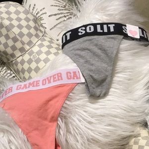 NWT TRUE by RUE 21 INTIMATES 2PAIR THONGS